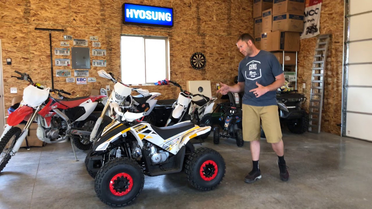 Tao Motor Rex 125 Rival Brand TrailHawk 10 upgraded Carb, Chain and Sprocket Kit, Wheel Spacers