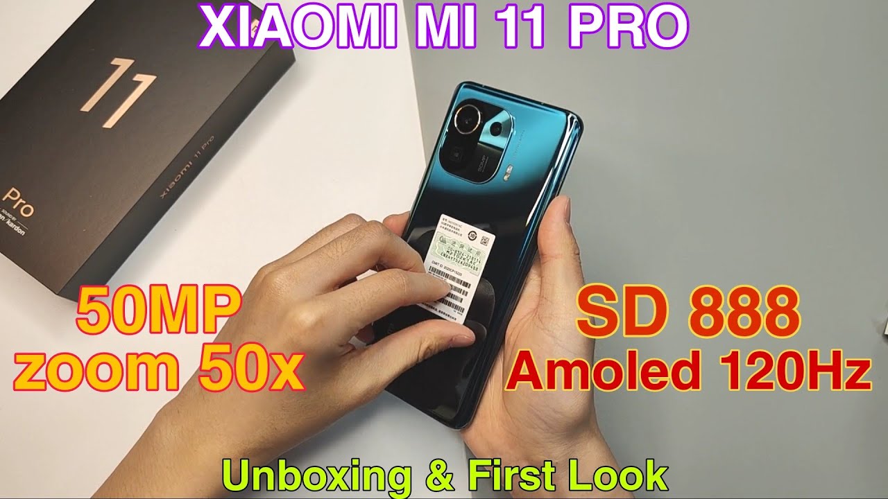 Xiaomi Mi 11 Pro | Unboxing, Hands On & First Look | SD 888, 50MP Zoom 50x, Amoles 120Hz | Tech4Life