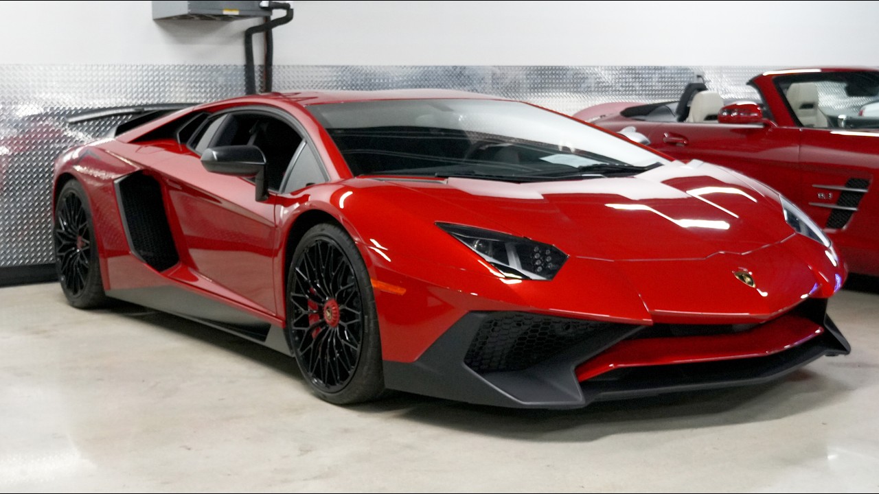 A Lamborghini Aventador SV is the BEST Christmas gift!