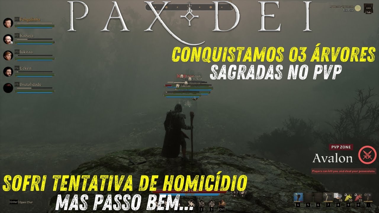 Fizemos Todas DG Dentro do Mapa PvP e Farmamos 3 Árvores Sagradas | PAX DEI 1.0