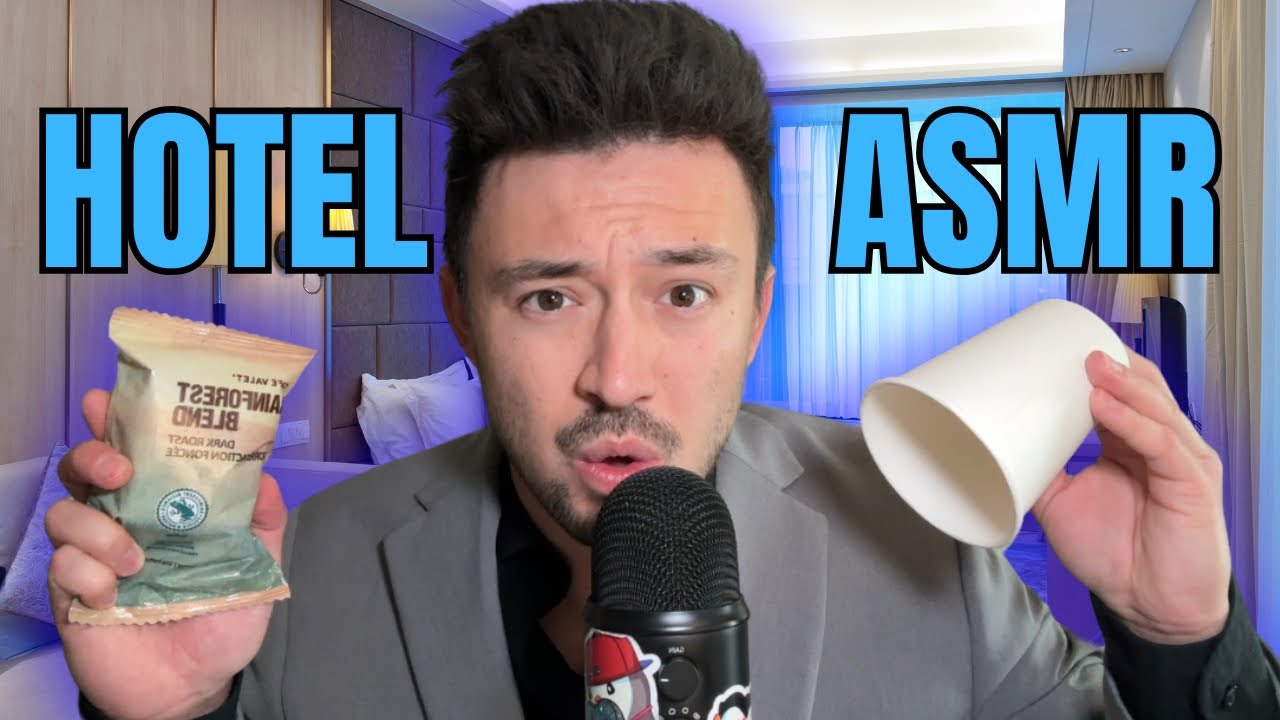 🔴 ASMR with EVERY Hotel Room Item!