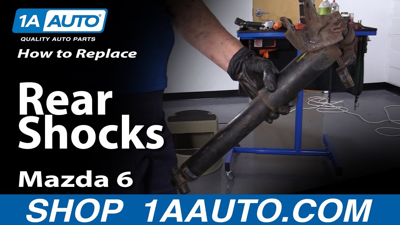 How To Replace Rear Shock Absorber 2003-08 Mazda 6
