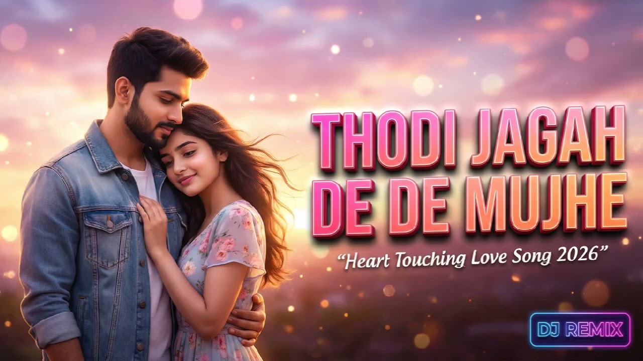 Thodi Jagah De De Mujhe ❤️ | Heart Touching Love Song 2026 | Romantic Hindi Song | DJ Remix