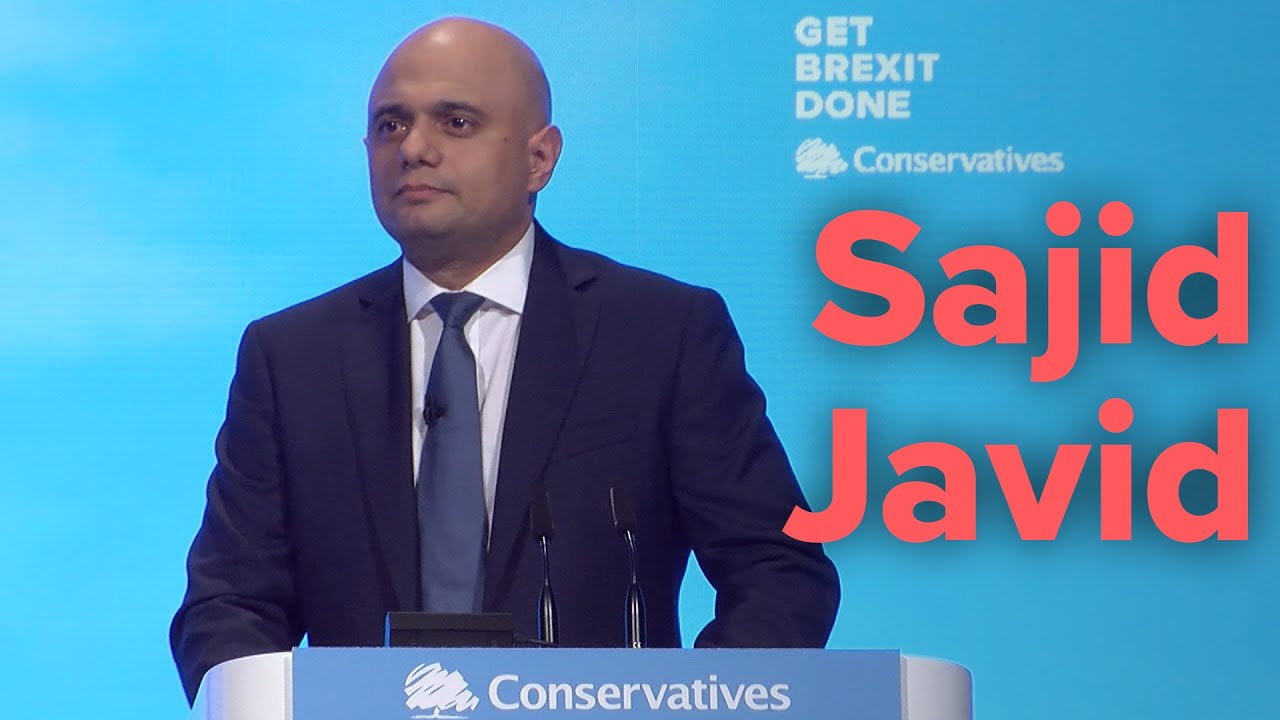 Sajid Javid MP: Speech to Conservative Party Conference 2019