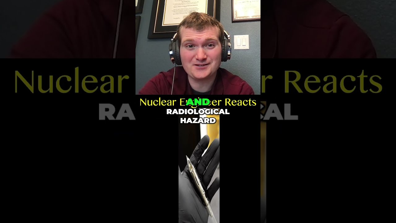 Why you shouldn&rsquo;t drop a vial of liquid Cesium - Nuclear Engineer Reacts to Nilered