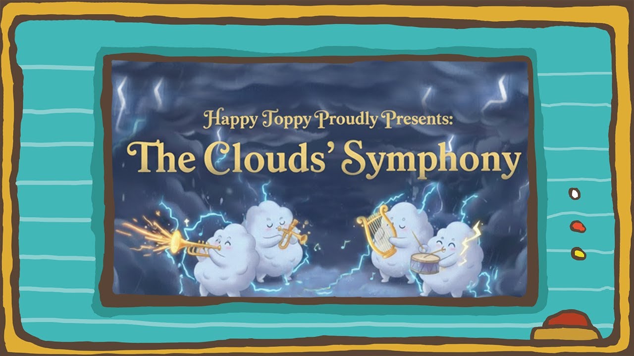 🌩️🎻 Happy Toppy Proudly Presents: The Clouds' Symphony – A Grand Musical Event 🌩️🎻