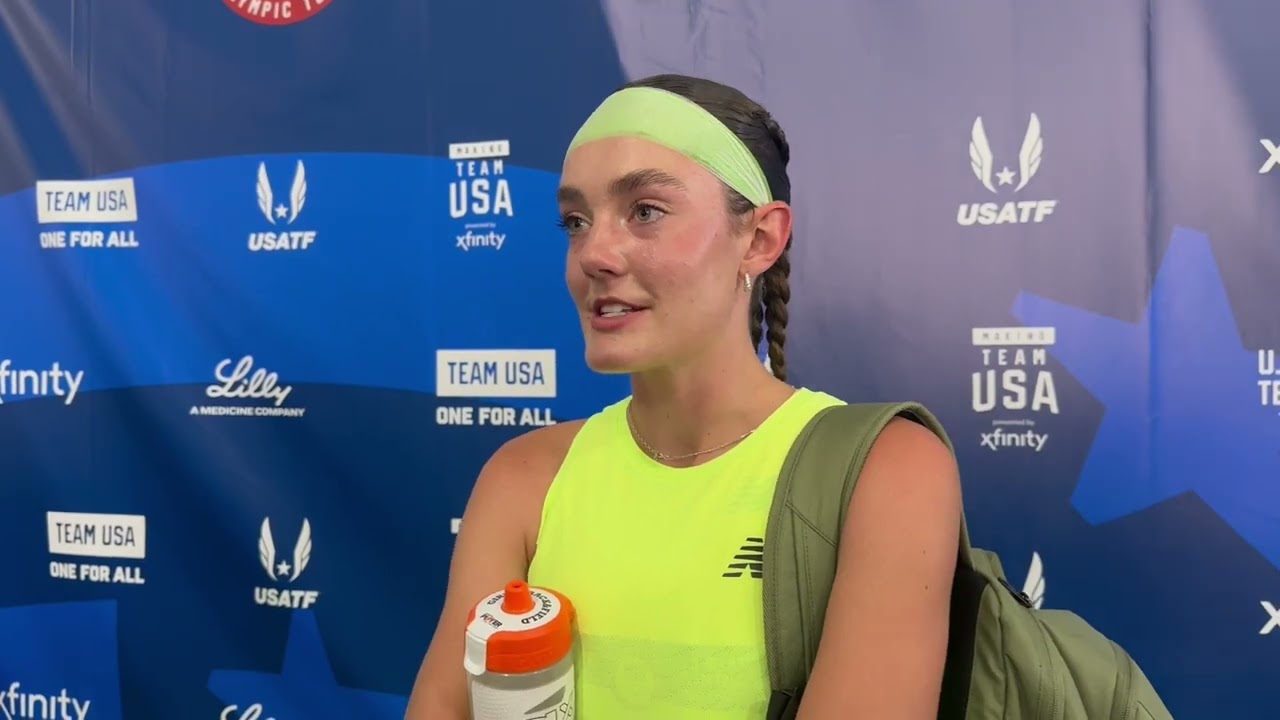 High Schooler Sadie Engelhardt Finishes 12th in Olympic Trials 1500m Heat