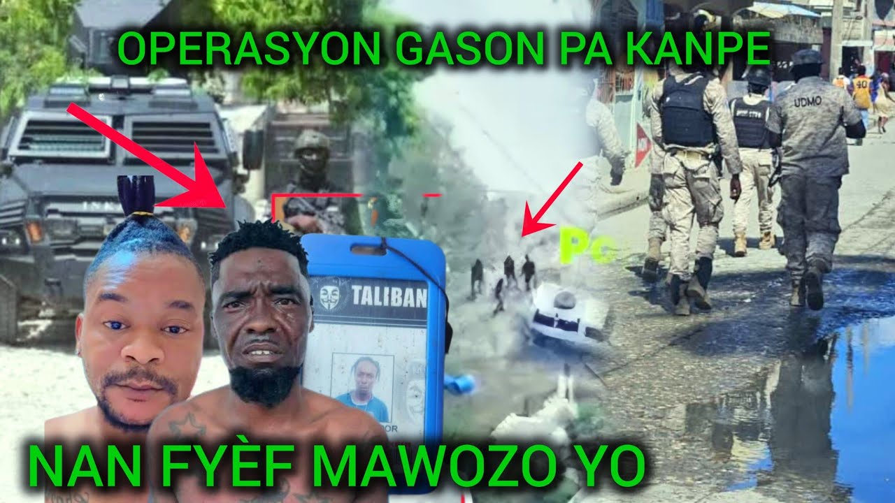 Anmweyy! Lapolis lage 7 Drone sou baz Mawozo yo ,Gade kòman yap ranmase nèg ki tonbe mete nan machin