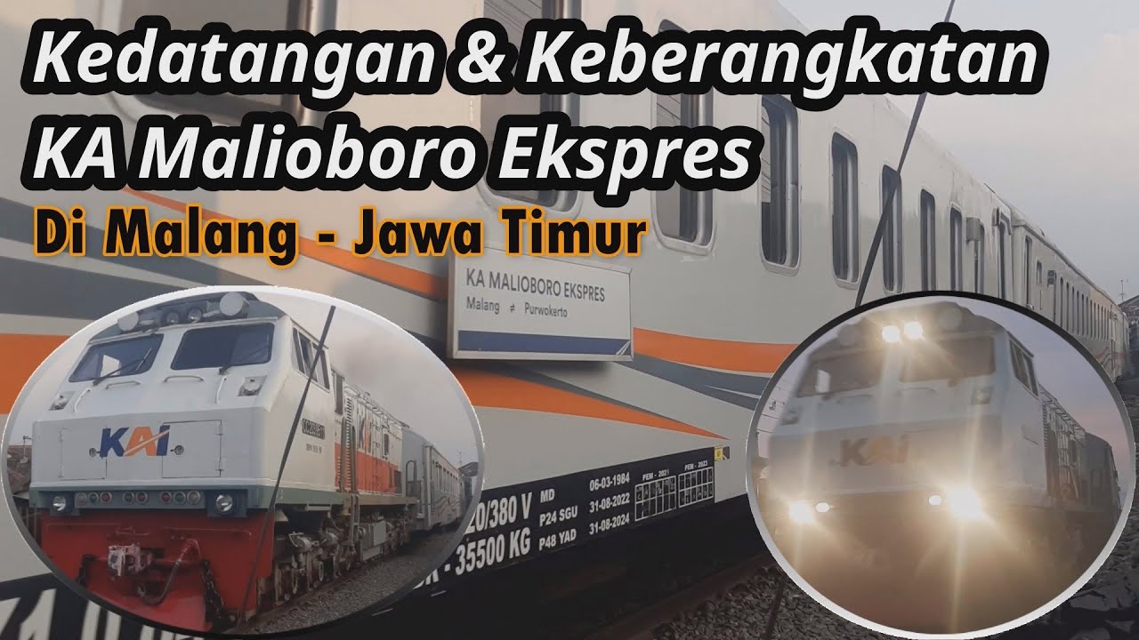 Kedatangan dan Keberangkatan KA Malioboro Ekspres Juni 2024
