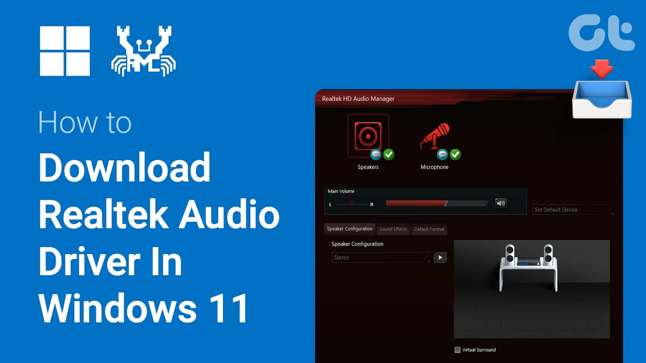 Как загрузить и установить аудиодрайверы Realtek в Windows 11 | Руководство по установке аудиодра...