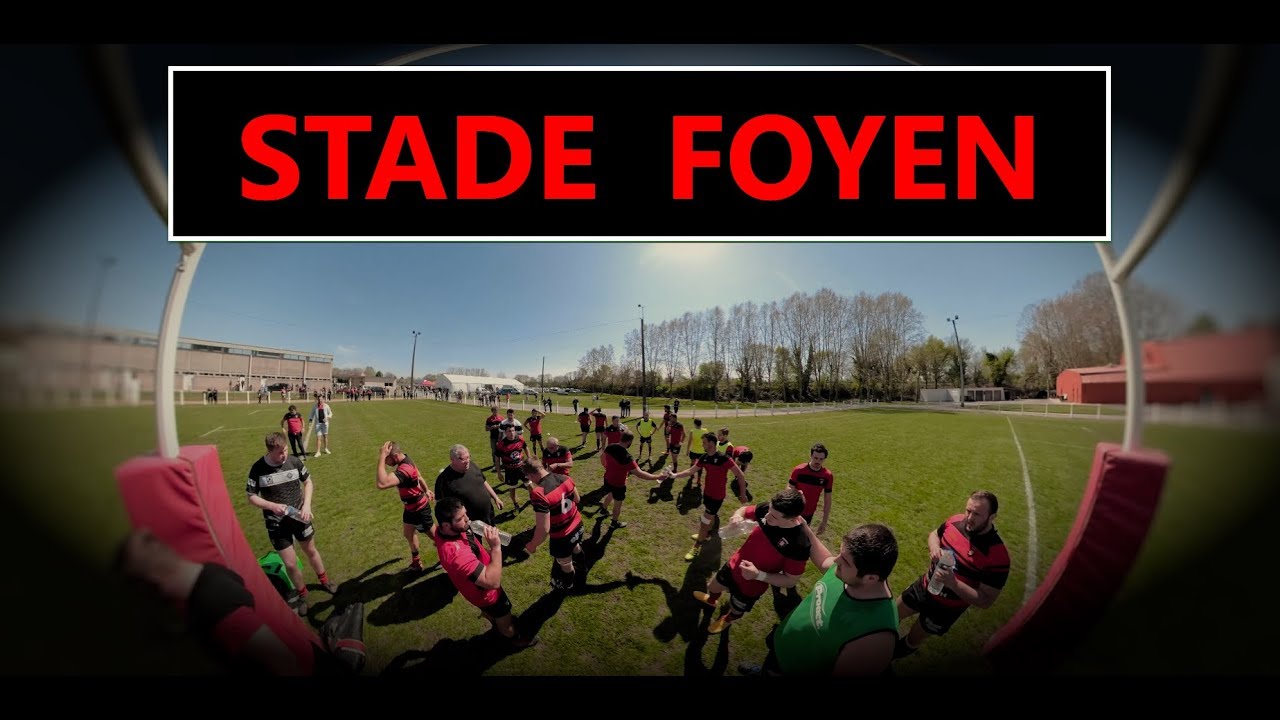 STADE FOYEN ÉCHAUFFEMENT AVANT HUITIÈME FINALE 31-03-2019 - VIDÉO 360°