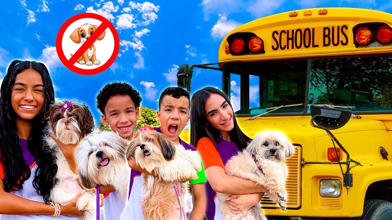 Primeiro Dia de Aula no Ônibus Escolar e Outras Histórias Divertidas Para Crianças!