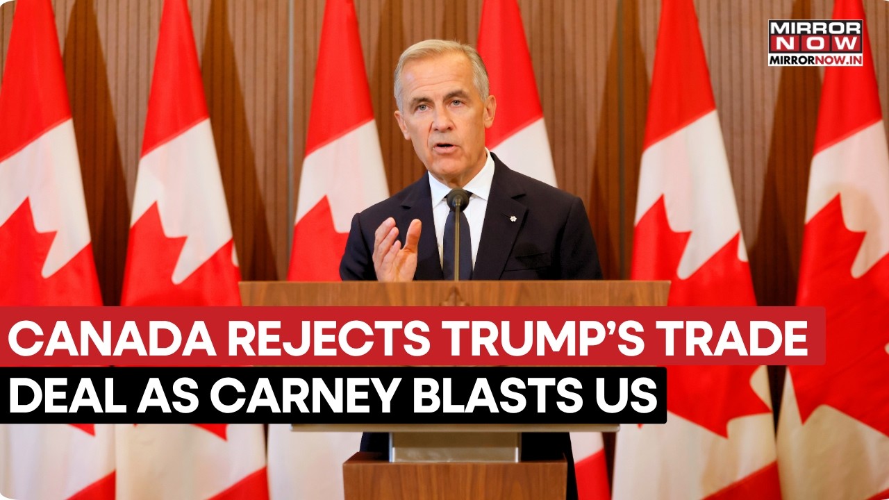 US VS CANADA EXPLODES: Carney Rejects Trump's Trade Deal, Warns Retaliatory Tariffs | UNCUT