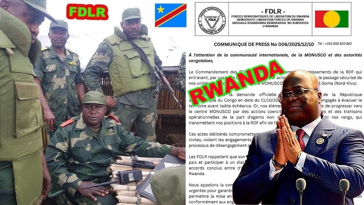 TSHISEKEDI AGARUYE FDLR K'UMUPAKA W'URWANDA🚨RAPORO NSHYA IGARAGAJE IMIGAMBI YOSE YABO!