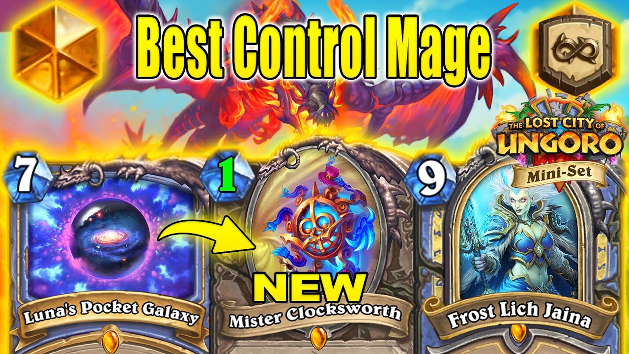 NEW Best Control Mage Deck That's Actually Good! The Lost City of Un'Goro Mini-Set | Hearthstone