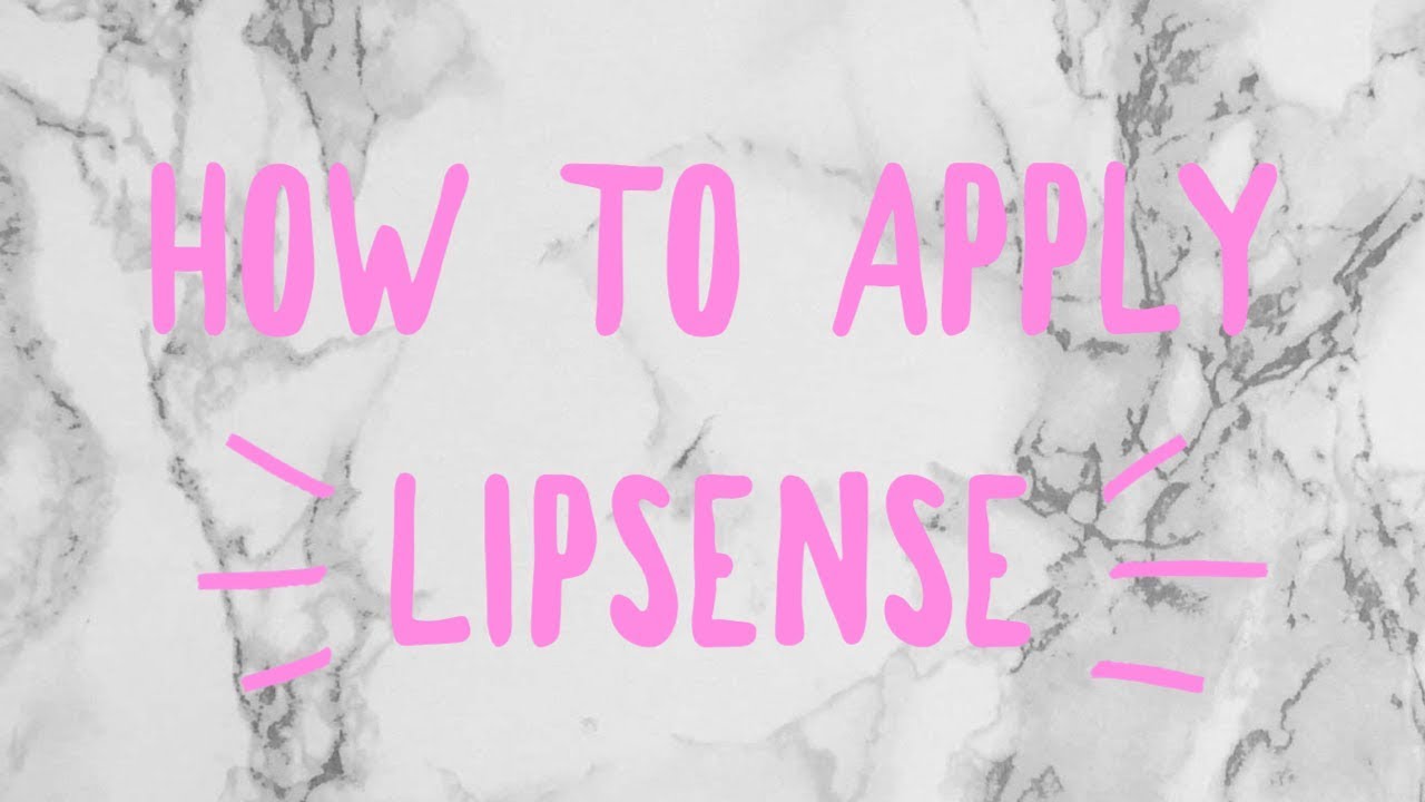 How to Apply LipSense