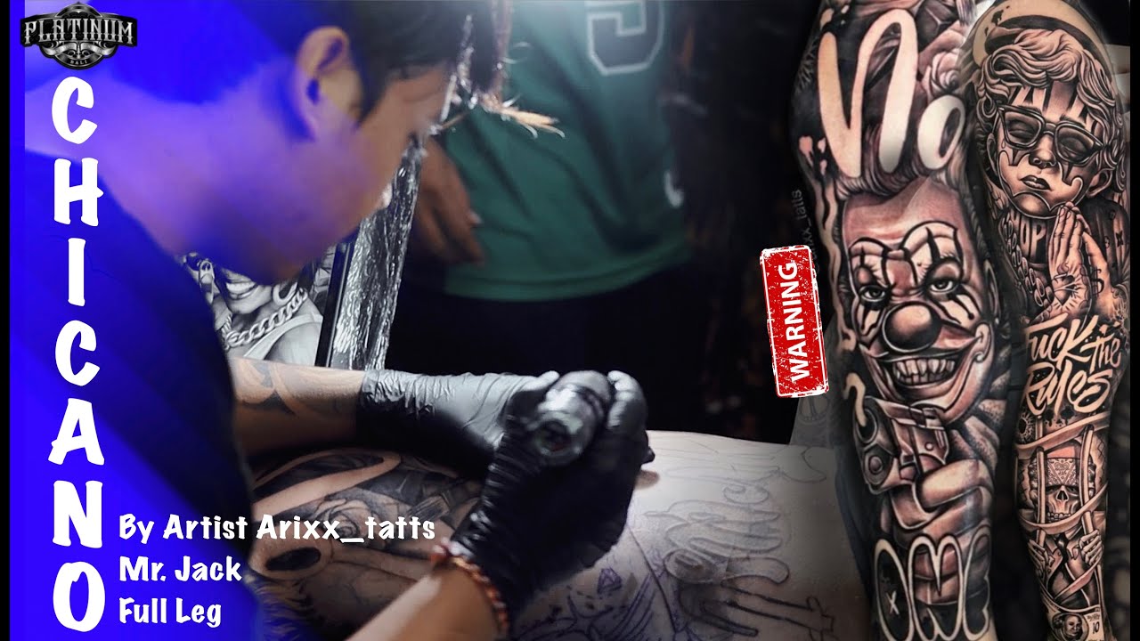 HE SLEEP‼️😱 || MAKE A TWO FULL LEG SLEEVE AT ONCE🔥|| PART 2 || BY ARTIST ARIXX_TATTS