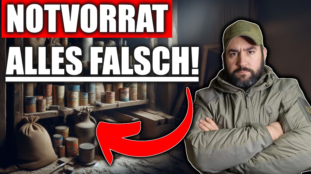 5 Fehler bei DEINEM Notvorrat! Mach sie bloß NICHT!