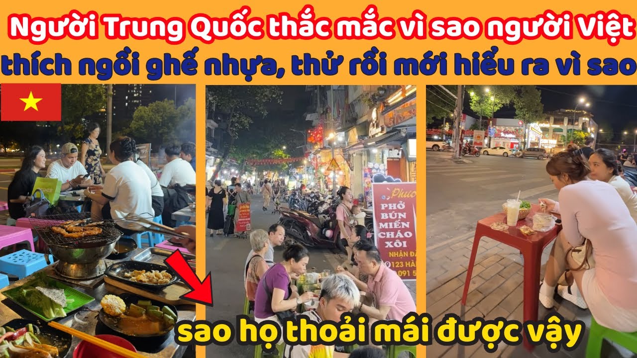 Người Trung Quốc thắc mắc vì sao người Việt thích ngồi ghế nhựa, thử rồi mới hiểu ra vì sao