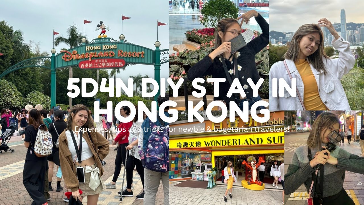 DIY TOUR IN HONG KONG VLOG - 5D4N budgetarian itinerary, expenses & tipid tips