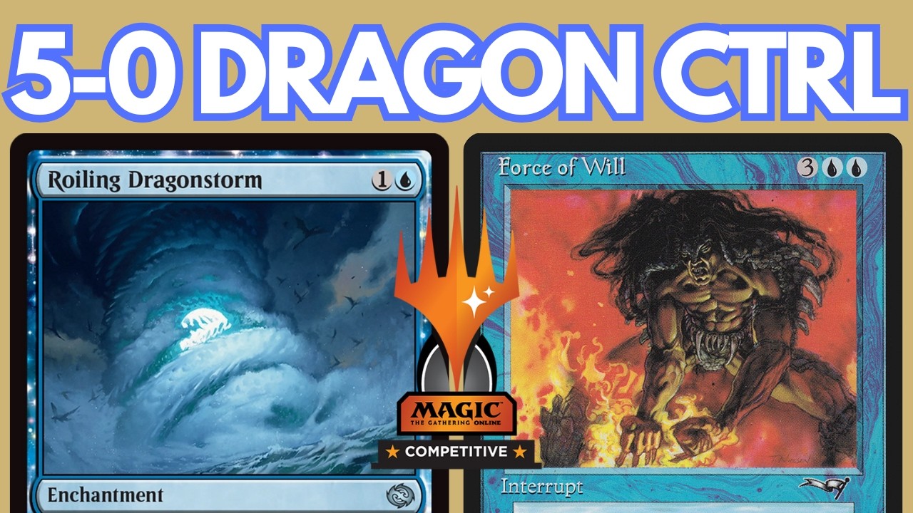5-0 LEGACY CONTROL FOR LESS THAN $1,000?! UW Dragons with NO RESERVE LIST cards. MTG League
