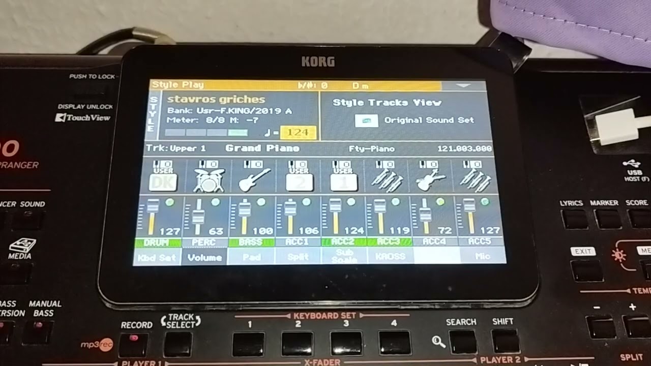 TALLAVA SET KORG PA1000 2025
