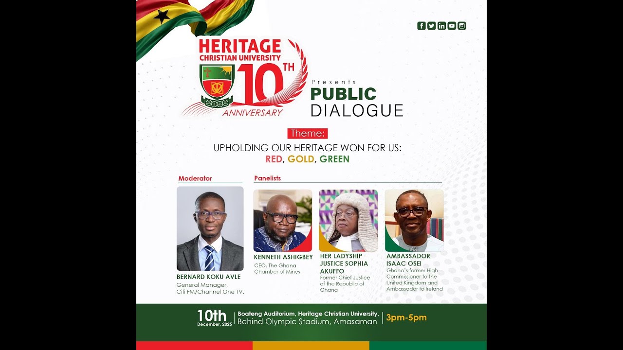 HERITAGE 10TH ANNIVERSARY PUBLIC DIALOGUE