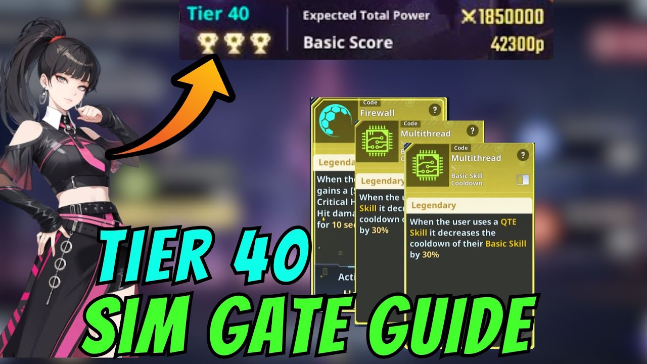 Minne Cooks ! Simulation Gate Tier 40 Guide!!! | Solo Leveling Arise
