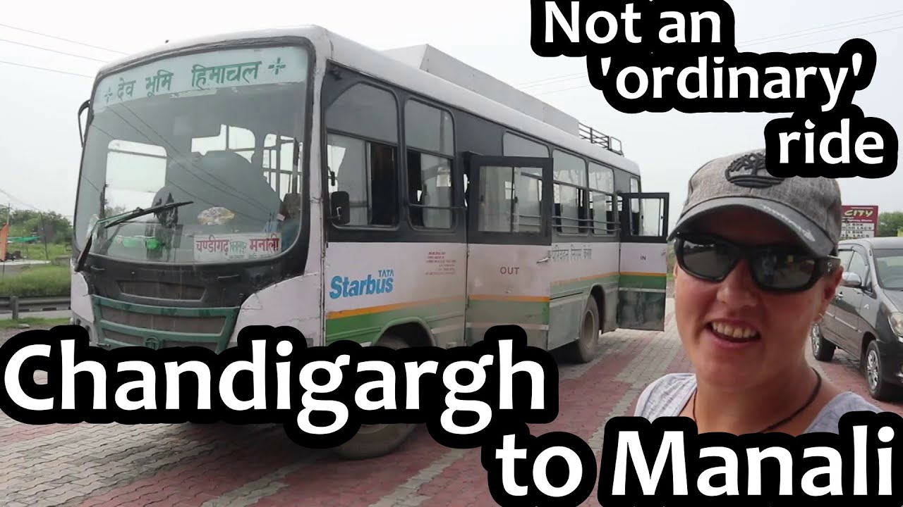 An 'ordinary' bus from Chandigarh to Manali | Into the Himalayas! (N. India Ep 8)