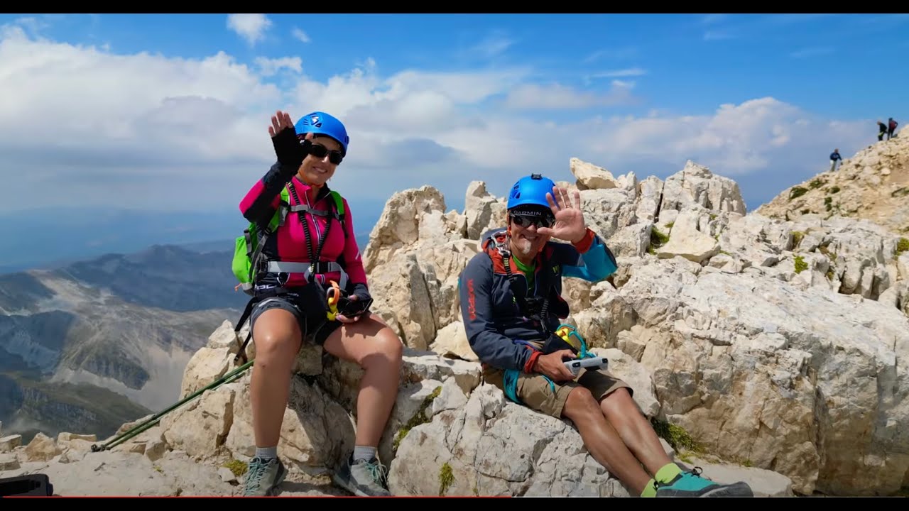 30 Luglio 2023 La nostra prima via ferrata, Gran Sasso, Corno Grande 2912m s.l.m. 4k