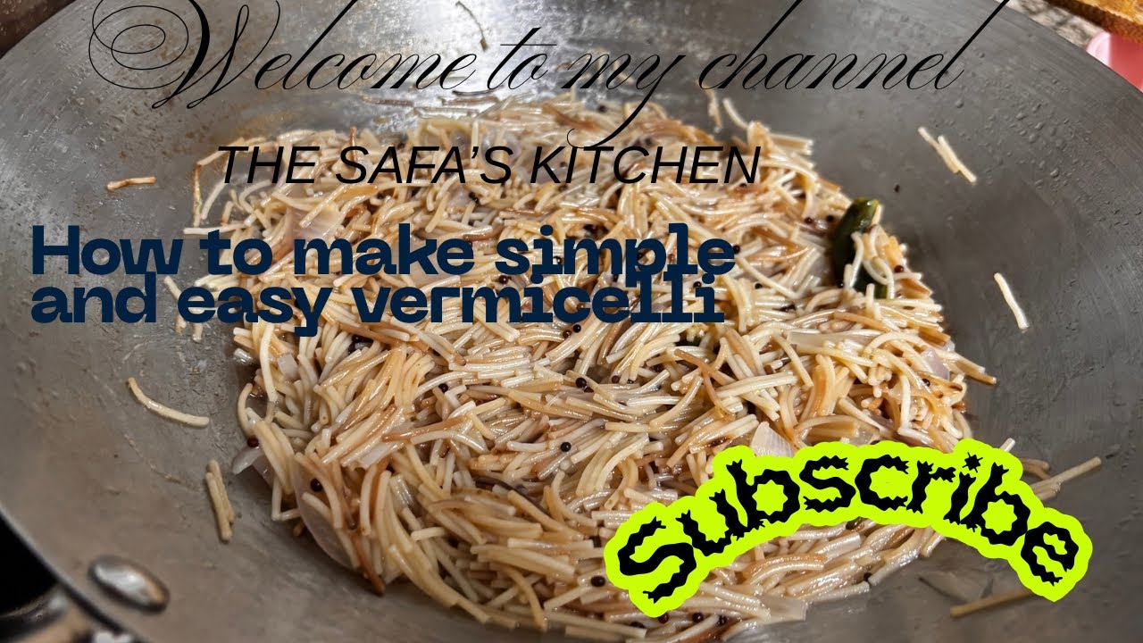 How to make simple and easy vermicelli #food #viral #recipe #breakfastfood #indianbreakfastrecipe 
