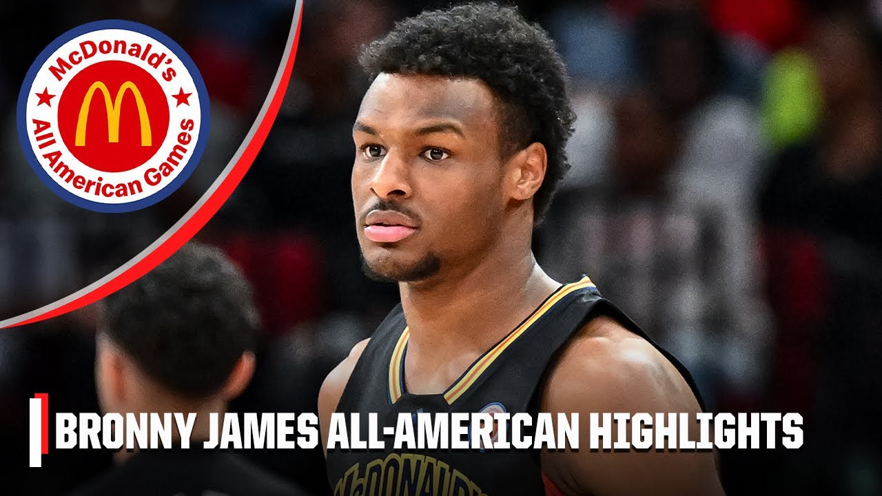 Лучшие моменты Бронни Джеймса с матча McDonald’s All-American 2023 🏀 👀