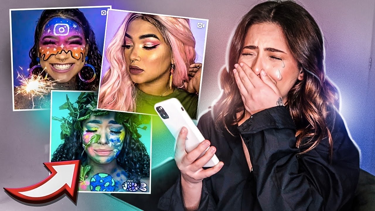 REAGINDO AOS CHALLENGES DA LISA BARCELOS E EU...