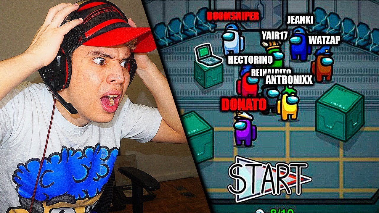 POR PRIMERA VEZ JUGAMOS AMONG US CON DONATO JEANKI REIKI | TheHectorino