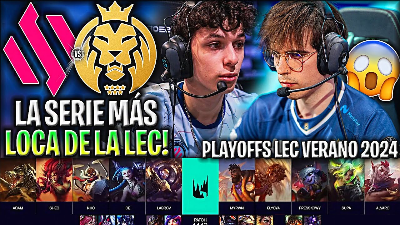 LA SERIE MÁS LOCA DE LA LEC!😱QUÉ HACEN?! | BDS vs MDK RESUMEN COMPLETO LEC PLAYOFFS 2024 ESPAÑOL LVP