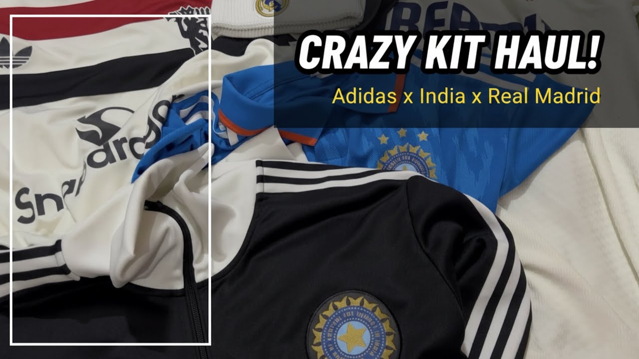 Official | India Men Cricket Travel Track Suit Black | Manchester United Third Kit 24/25 Season | 4K