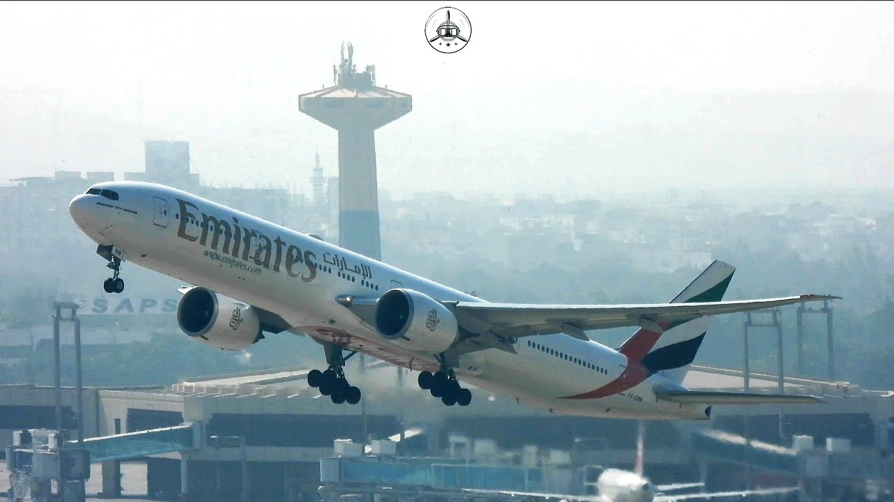 Winter Afternoon Plane Spotting at Karachi Airport
