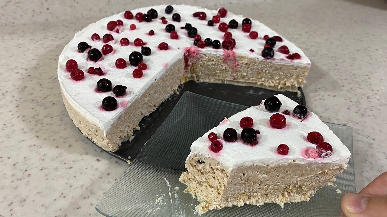Torte Akullore / 5 min. Koh dhe Vetëm 4 Përbërës 👌😋