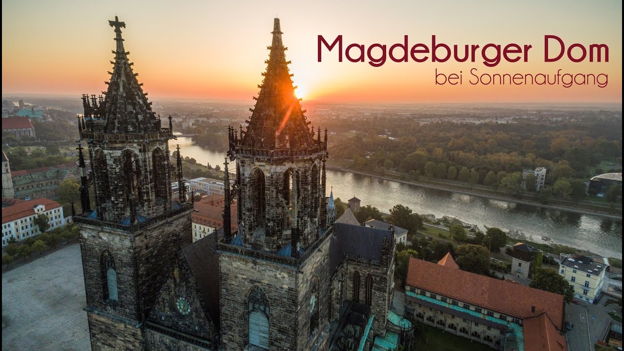Magdeburger Dom aus der Luft
