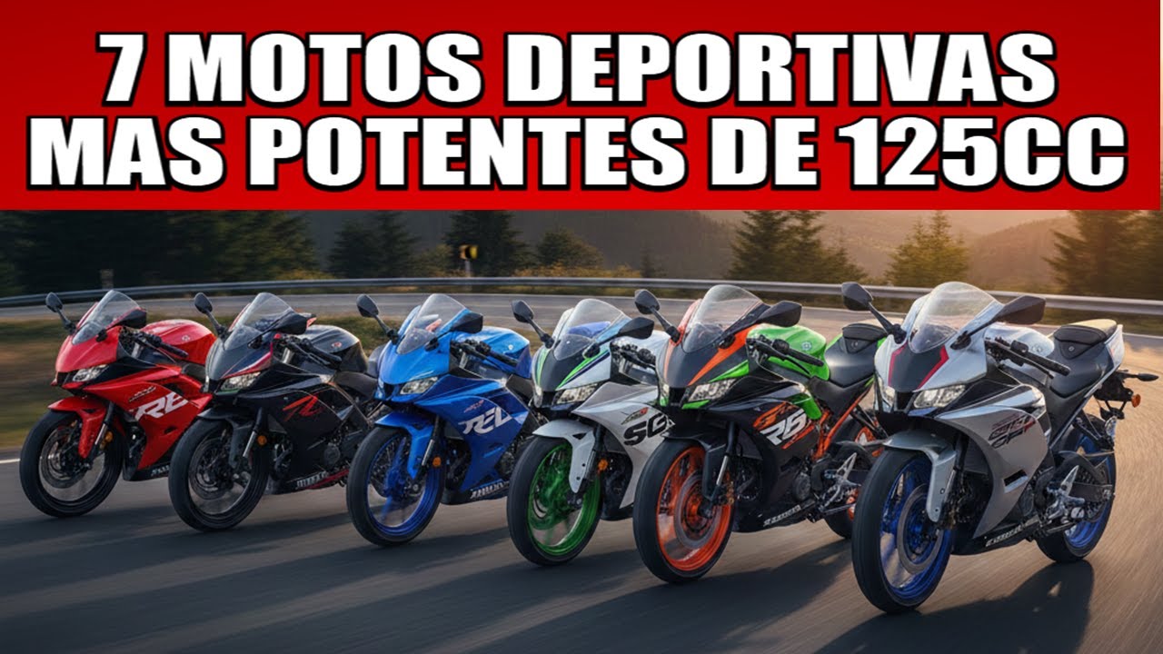 ➤ 7 Motos Deportivas 125cc con Más Potencia en 2025 👉 ¡La 5 Te Sorprenderá! 