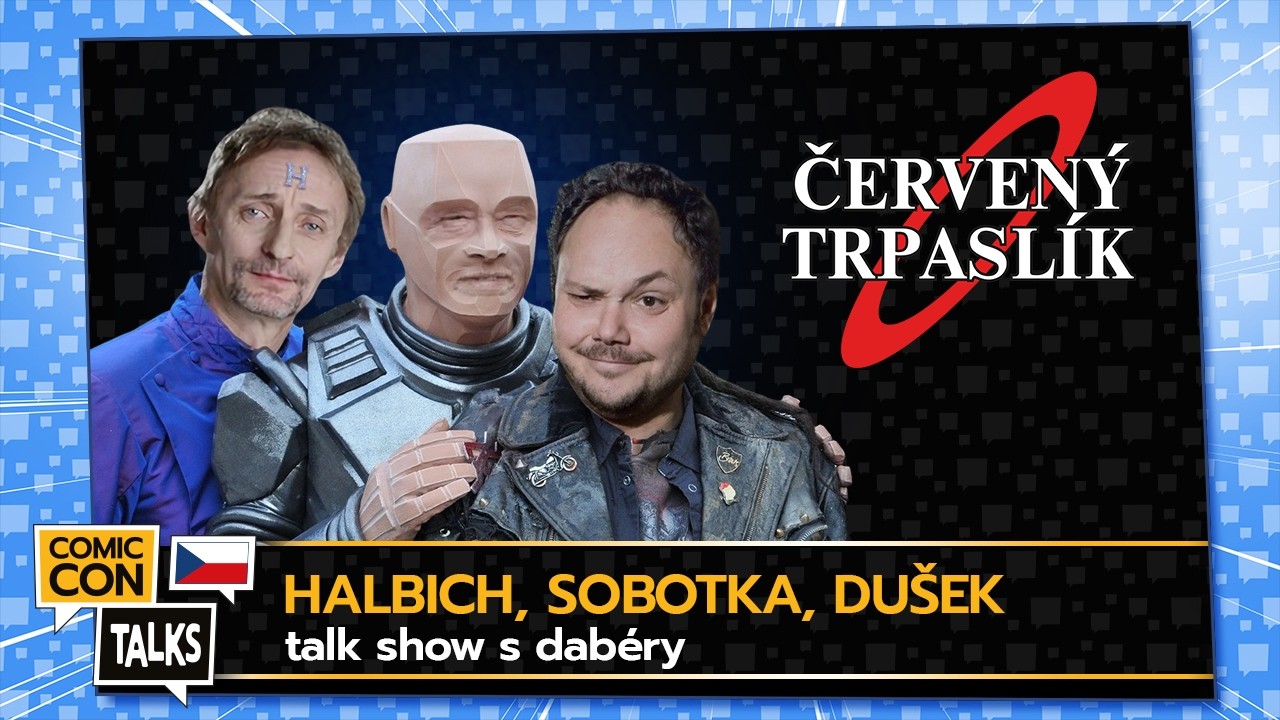 Dabéři Červeného trpaslíka jedou fórky na Comic-Conu! Kamil Halbich, Martin Sobotka, Zdeněk Dušek