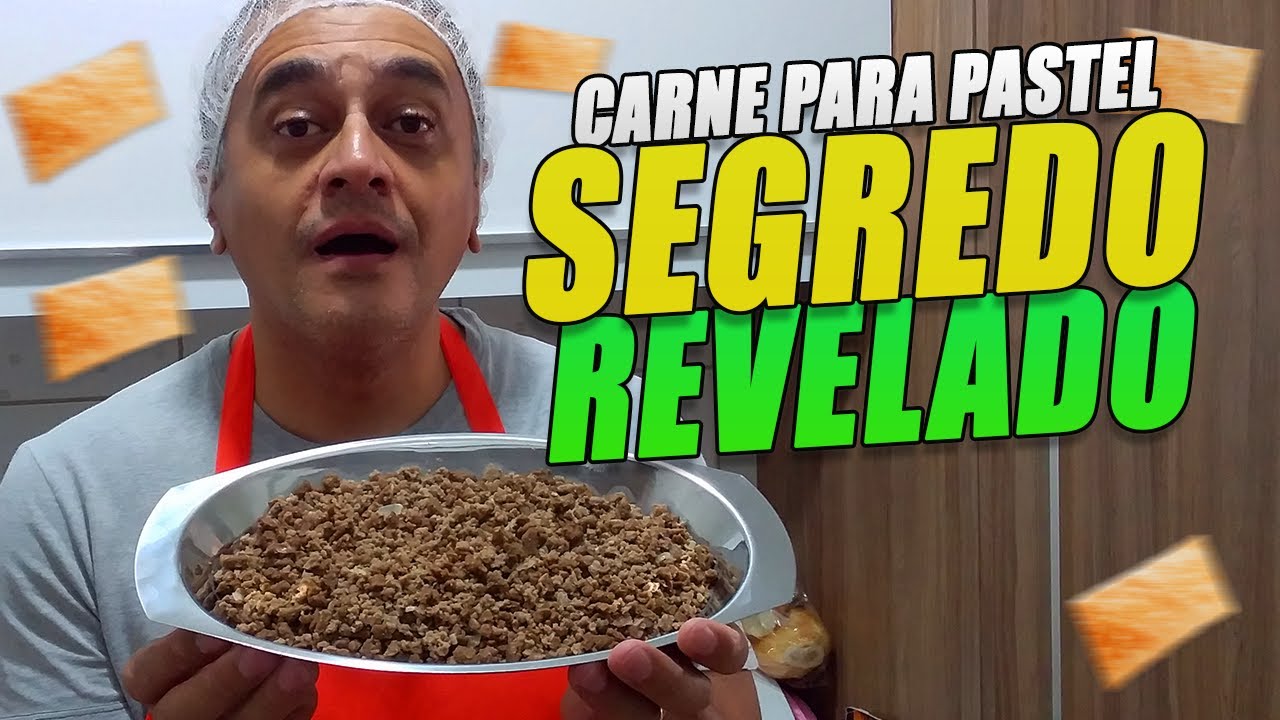 [SEGREDO REVELADO] Como FAZER CARNE Para Pastel de FEIRA Render Mais