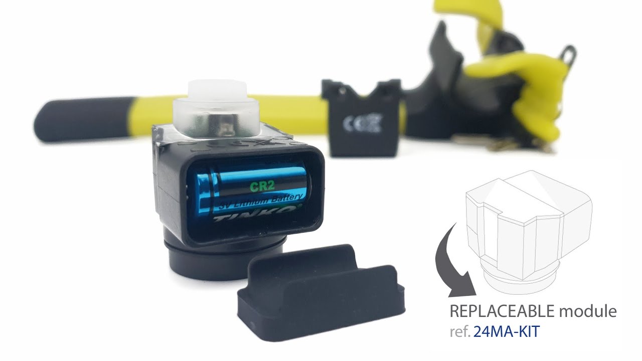 ARTAGO 870 Instrukcja Wymiana baterii Blokada kierownicy samochodu przed kradzieżą z alarmem