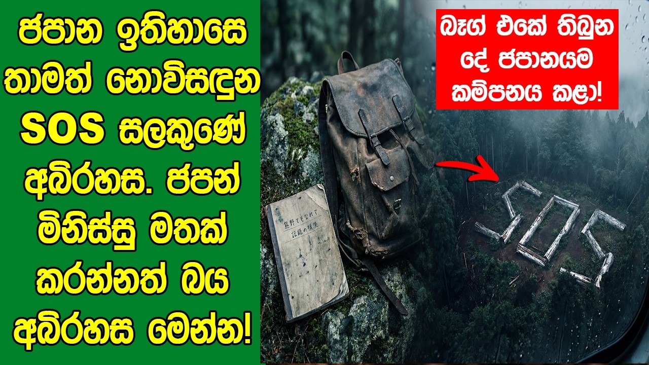 ජපාන ඉතිහාස​යේ තාමත් නොවිසඳුණු, මිනිස්සු මතක් කරන්නත් බය SOS සලකු​ණේ අබිරහස මෙන්න! ‍| SOS Mystery
