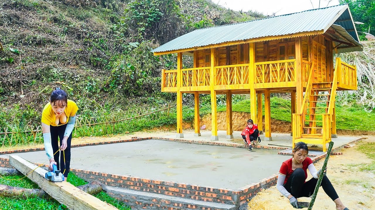 150 Days Alone Building a Dream Log Cabin – Girl Leaves City Life for the Countryside