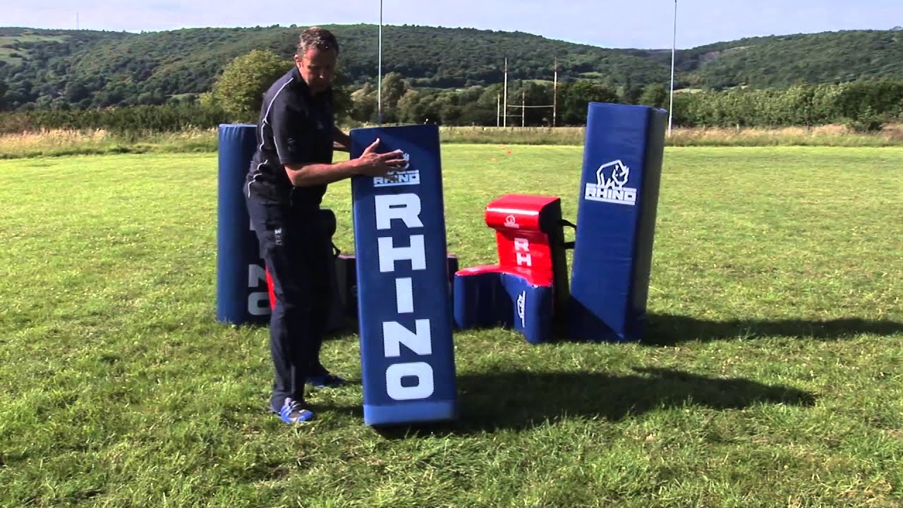Rhino Rugby -How to Use a Big Square Tackle Bag