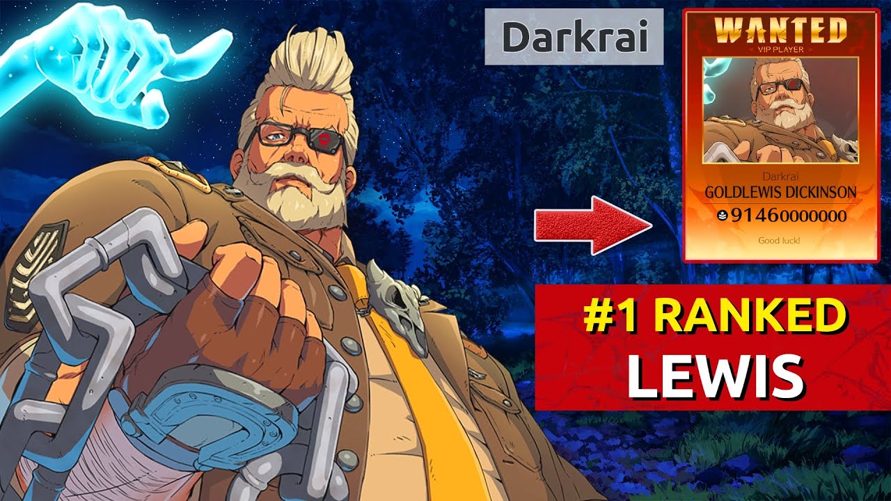 GGST ▰ #1 RANKED Goldlewis (Darkrai) vs ALL characters. Amazing combo and strategy [GG Strive]
