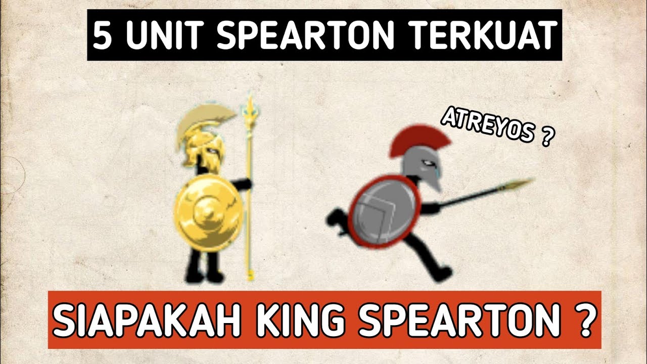 5 Unit spearton terkuat di stickwar legacy #pendekanaja 