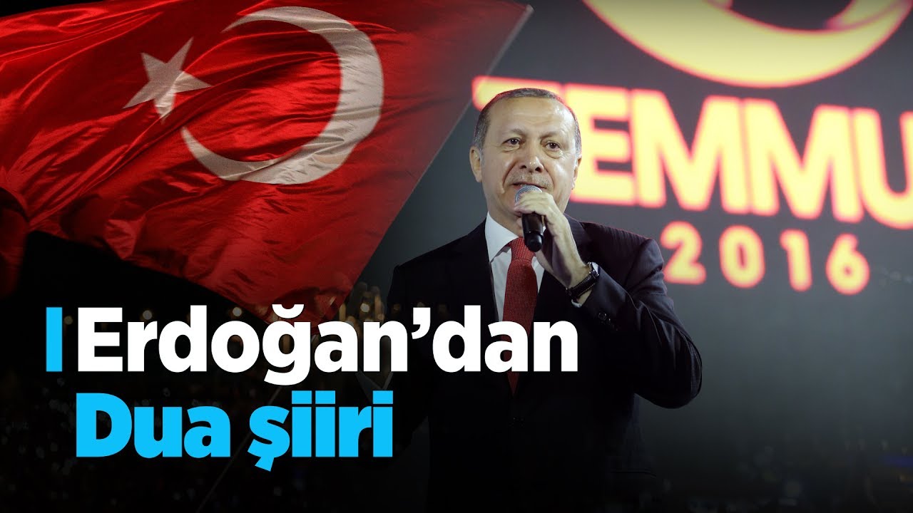 Cumhurbaşkanı Erdoğan'dan Dua şiiri