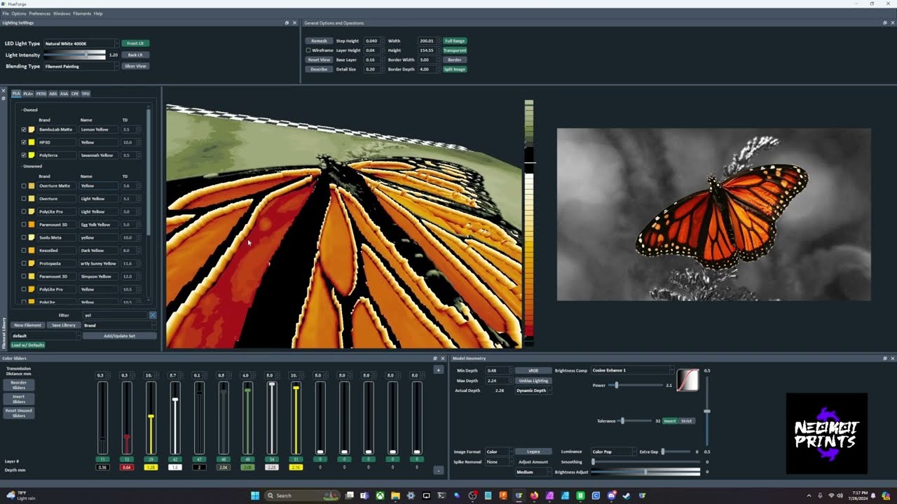 Editting Images for Color Pop in HueForge (0.7.4)